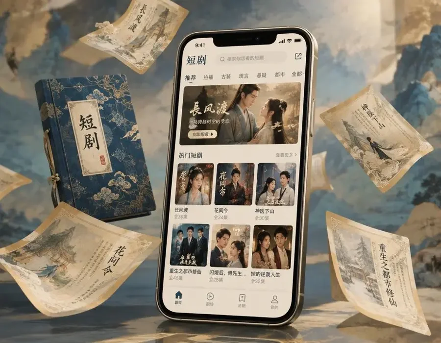 小蓝短剧 APP - 界面预览 小蓝短剧 APP 界面预览